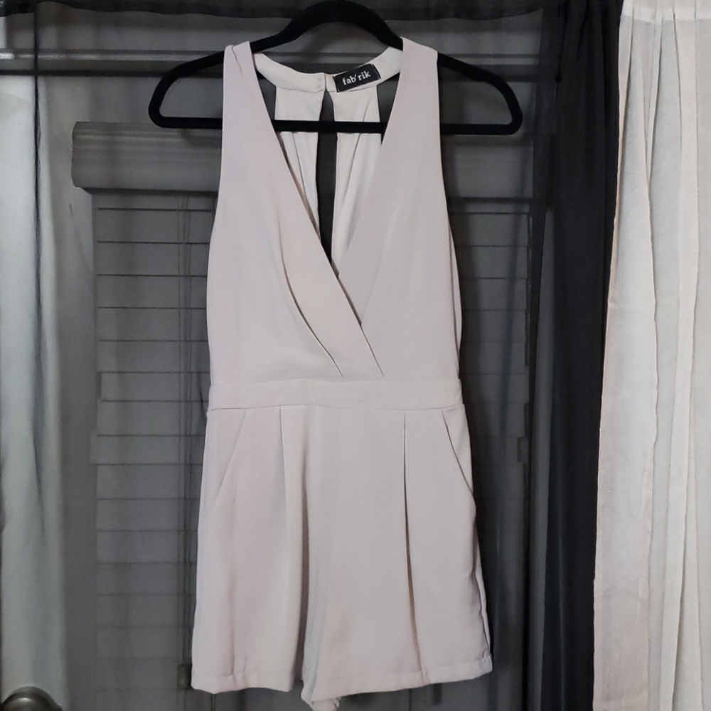 Gray romper